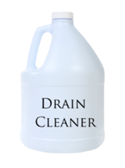 Picture of a white bottle with a handle. The bottle has a label that says